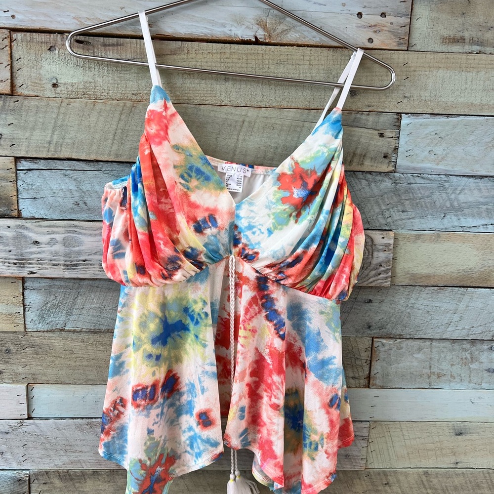 VENUS Colorful Tie-Dye Camisole